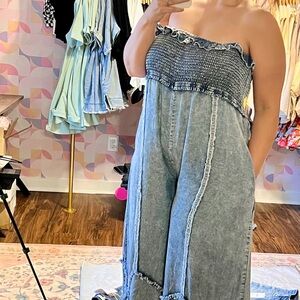 Oli & Hali Blue Denim Jumpsuit
